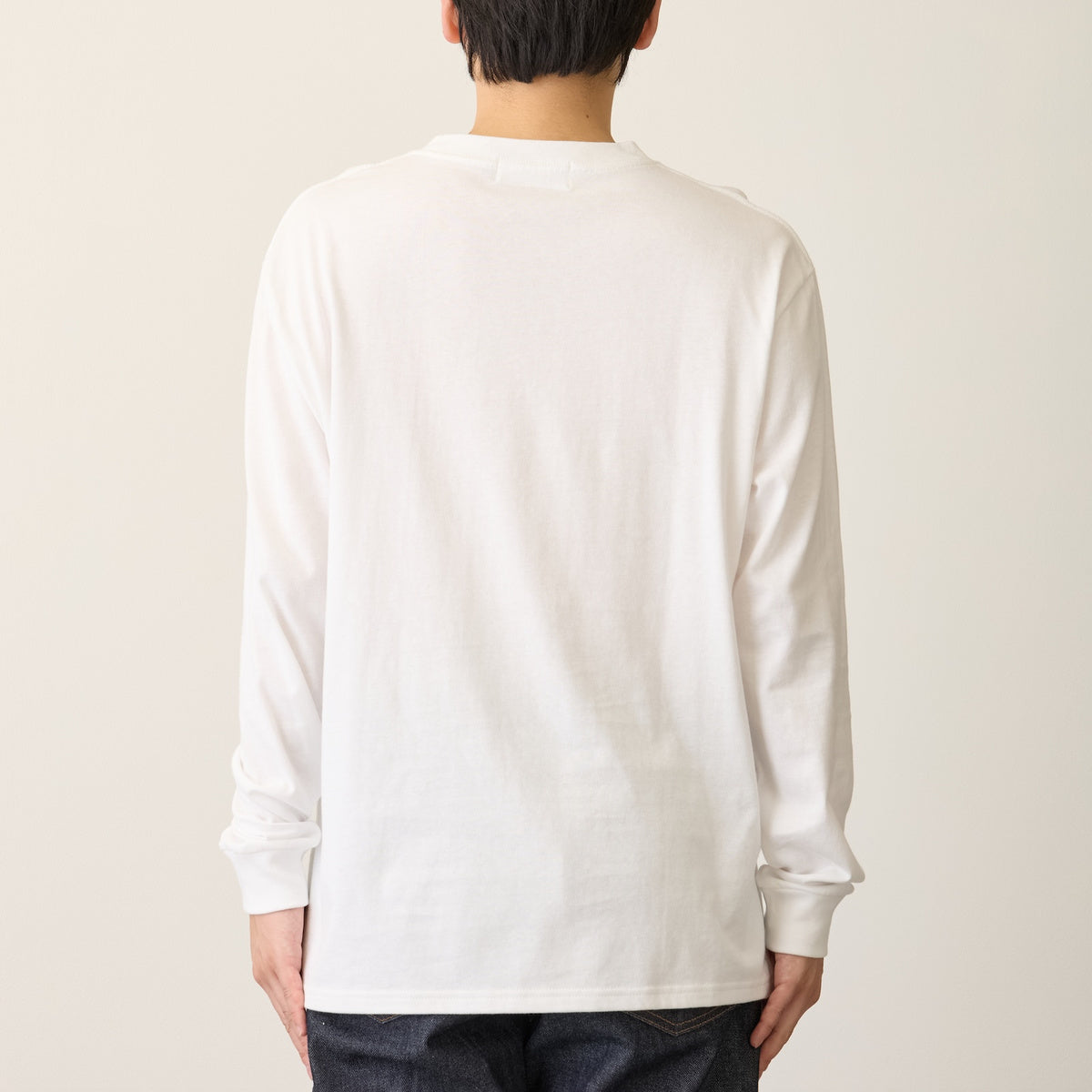 ちいかわ ちいかわベーカリー 長袖Tシャツ メニュー ホワイト