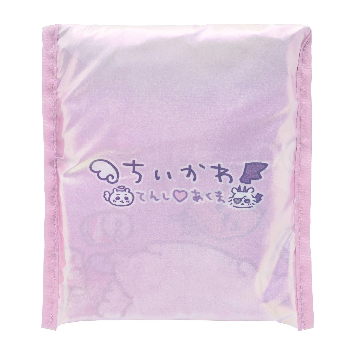 ちいかわ てんし♡あくま オーロラエコバッグ(やっちゃった深夜のドカ食い)