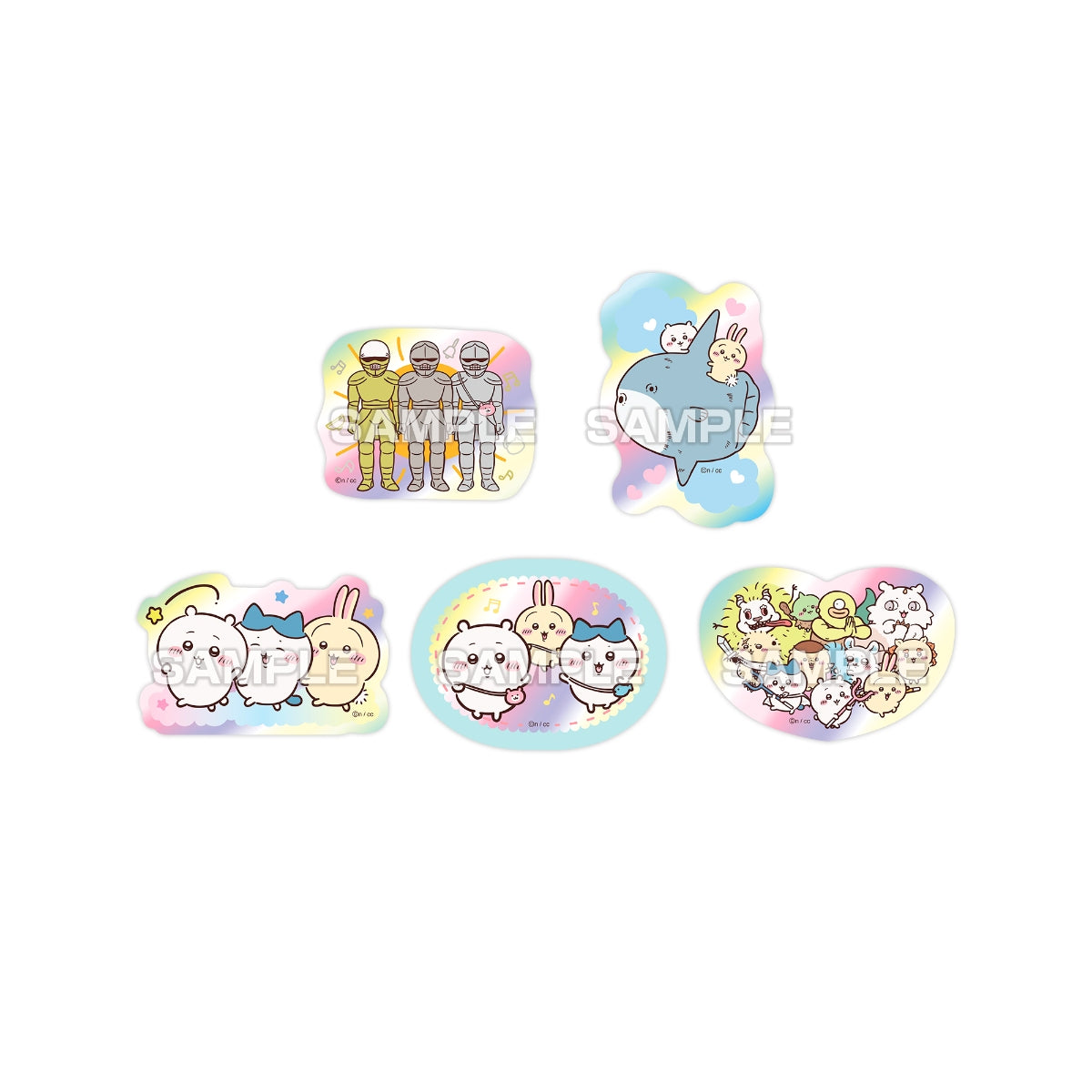 ちいかわ アニメ『ちいかわ』 キャラカットステッカーガムときめきレインボー(全28種)1BOX 16パック入