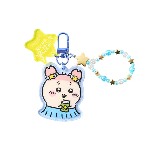 ちいかわ ちいかわ☆星ふるスカイツリー(R)とひみつの島 ビーズ付きアクリルキーホルダー（古本屋）