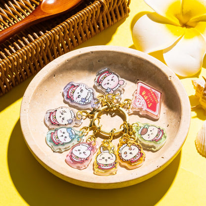 ちいかわ ちいかわレストランOKINAWA ホールスタッフ集合！なアクリルチャーム