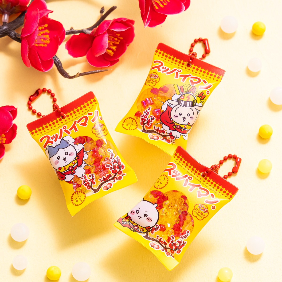 ちいかわ×スッパイマン シーサーのおみやげやさん シャカシャカおかしキーホルダー（うさぎ）