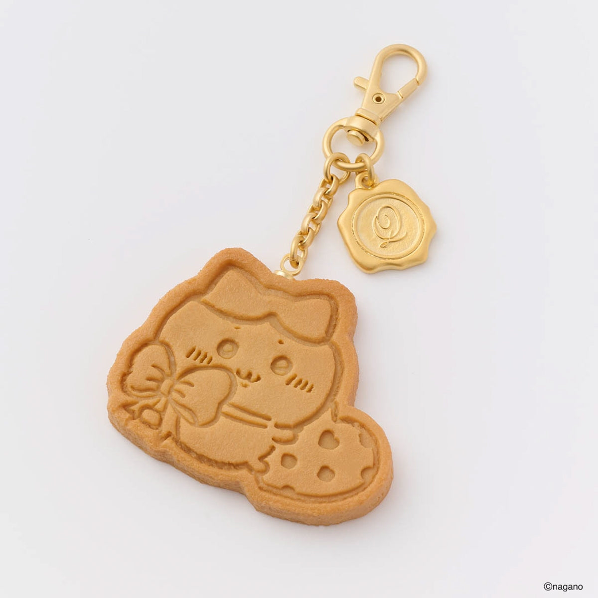 Chiikawa Q-pot. Milk Cookie Bag Charm (Hachiware)
