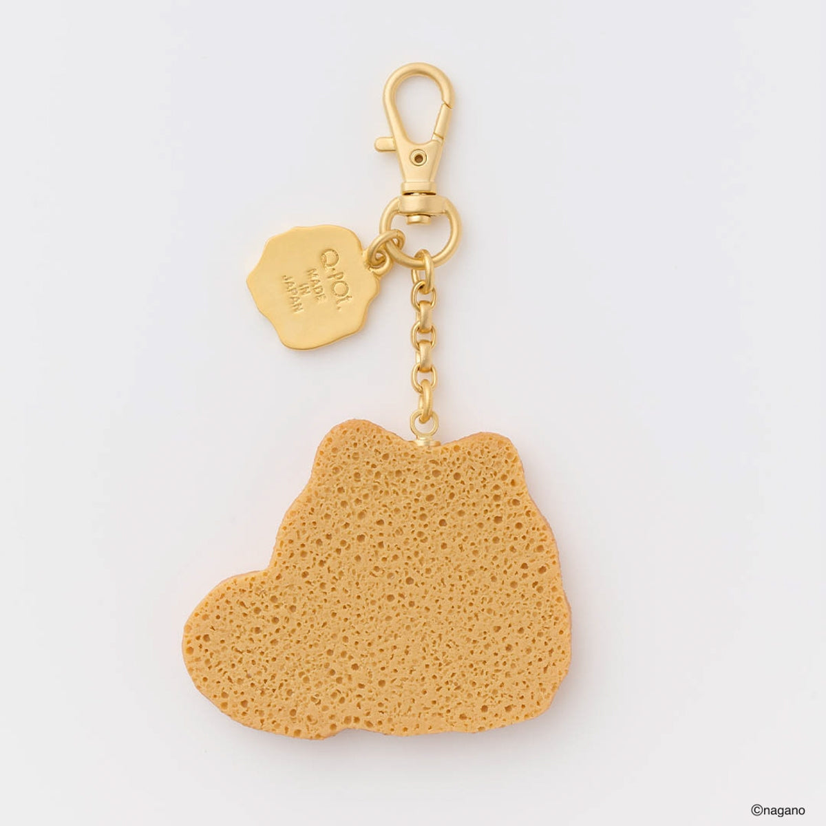 Chiikawa Q-pot. Milk Cookie Bag Charm (Hachiware)
