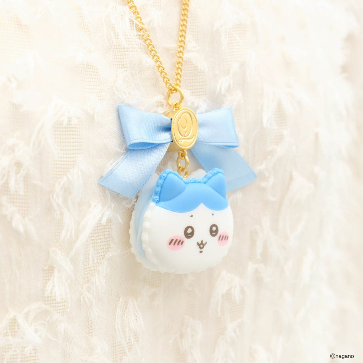 Chiikawa Q-pot. Macaron Necklace (Hachiware)