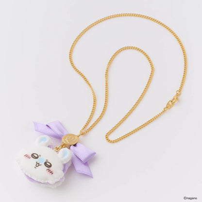 ちいかわ Q-pot. マカロン ネックレス（モモンガ）