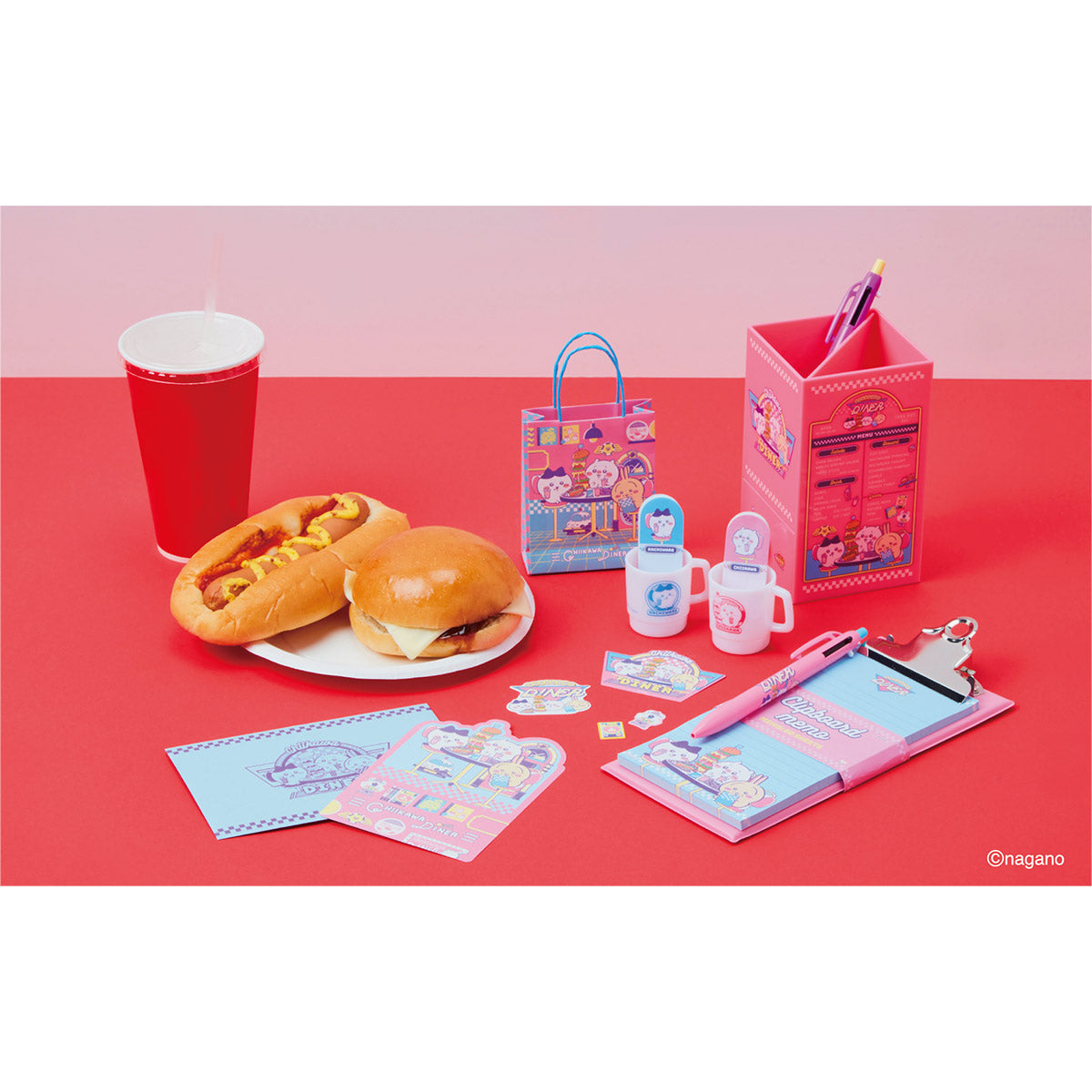 ちいかわ マグカップ付箋（ちいかわ DINER ハチワレ＆ラッコ）
