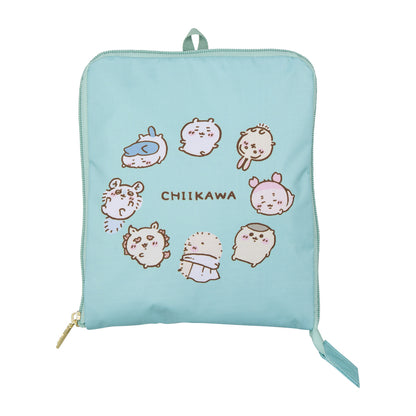 Chiikawa Foldable Boston Bag (Mint Circle)