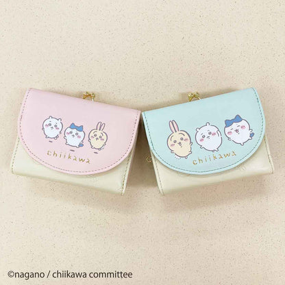 ちいかわ プリント口金財布（ピンク）