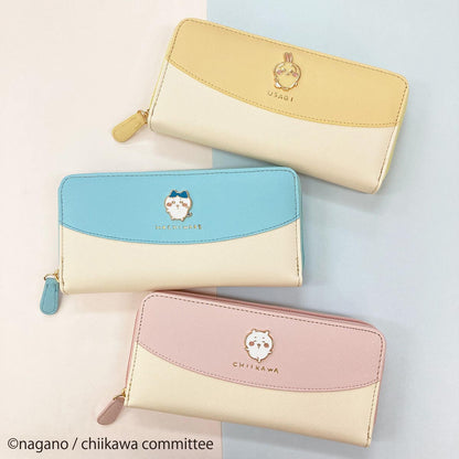 ちいかわ バッジラウンド長財布（ハチワレ）