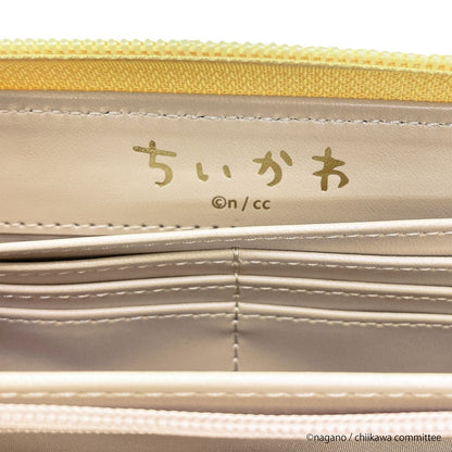 ちいかわ プリントワッペン型押し長財布（うさぎ)
