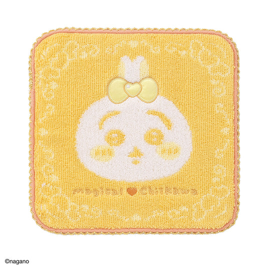ちいかわ まじかるちいかわ タオルハンカチ（小さいやつ イエロー）