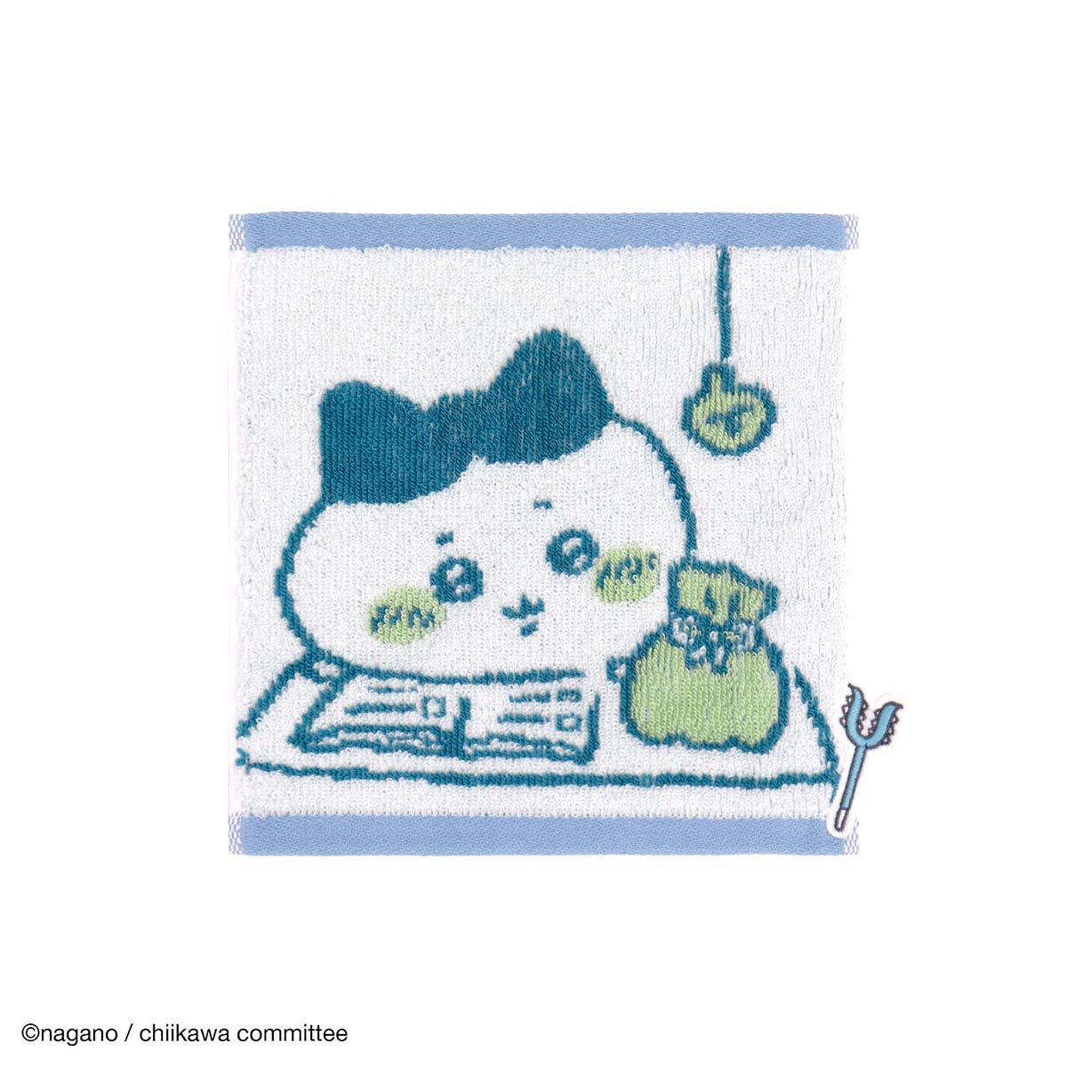 ちいかわ タオルハンカチ（おうち ブルー）