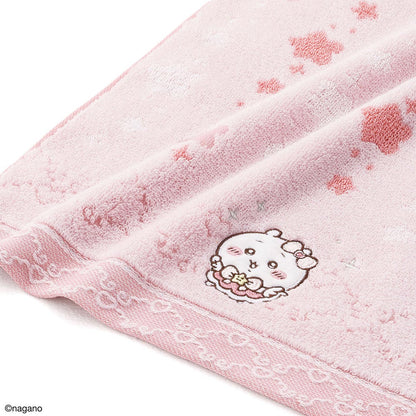 ちいかわ まじかるちいかわ フェイスタオル（なんかむちゃまじかる・ピンク）