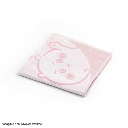 ちいかわ ウォッシュタオル（ピース ピンク）