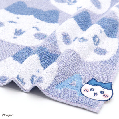 ちいかわ イニシャル タオルハンカチ（ハチワレ）