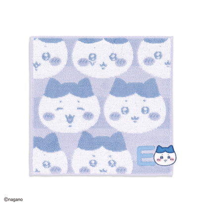 ちいかわ イニシャル タオルハンカチ（ハチワレ）