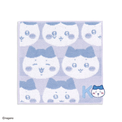 ちいかわ イニシャル タオルハンカチ（ハチワレ）