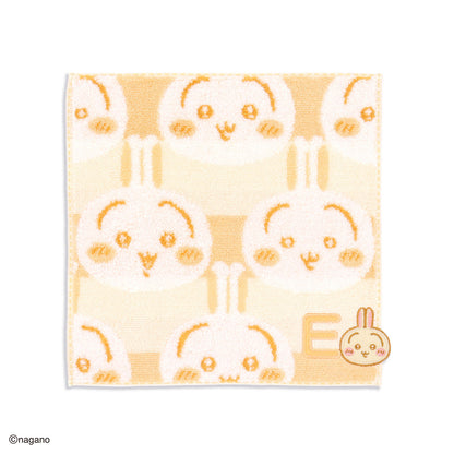 ちいかわ イニシャル タオルハンカチ（うさぎ）