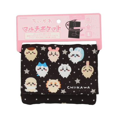 ちいかわ ショルダー付マルチポケット BK