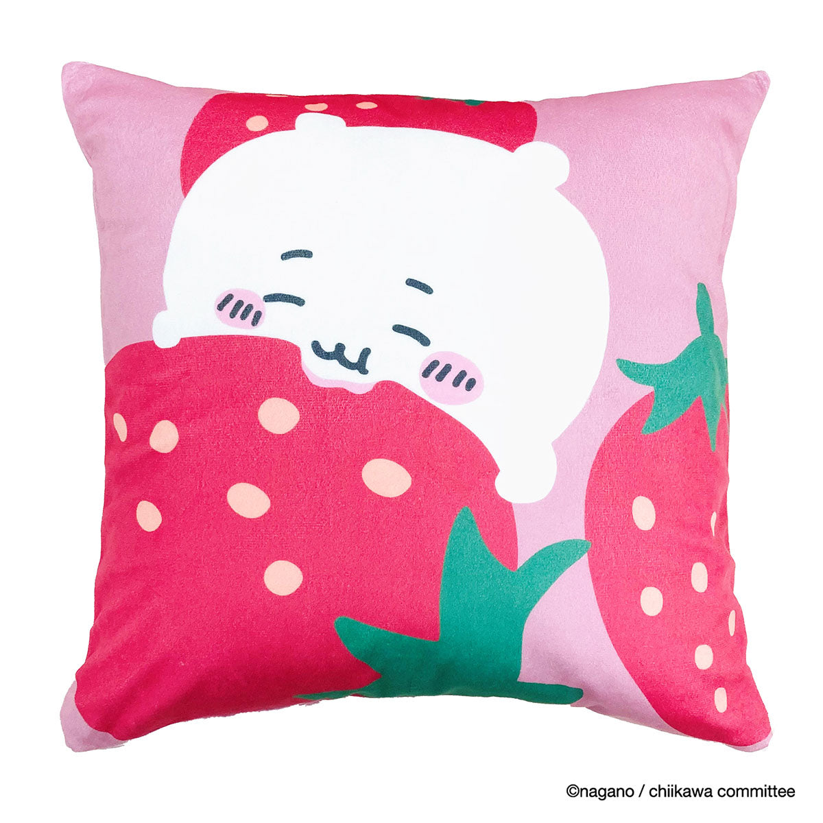 Chiikawa Cushion Cover (Chiikawa, Strawberries)
