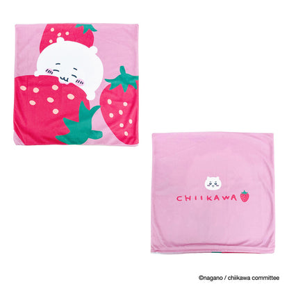 Chiikawa Cushion Cover (Chiikawa, Strawberries)