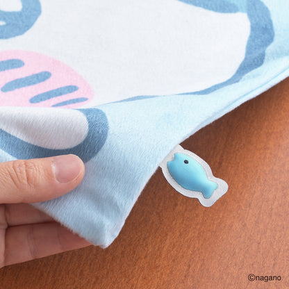 Chiikawa Cushion Cover (Hachiware Flower)