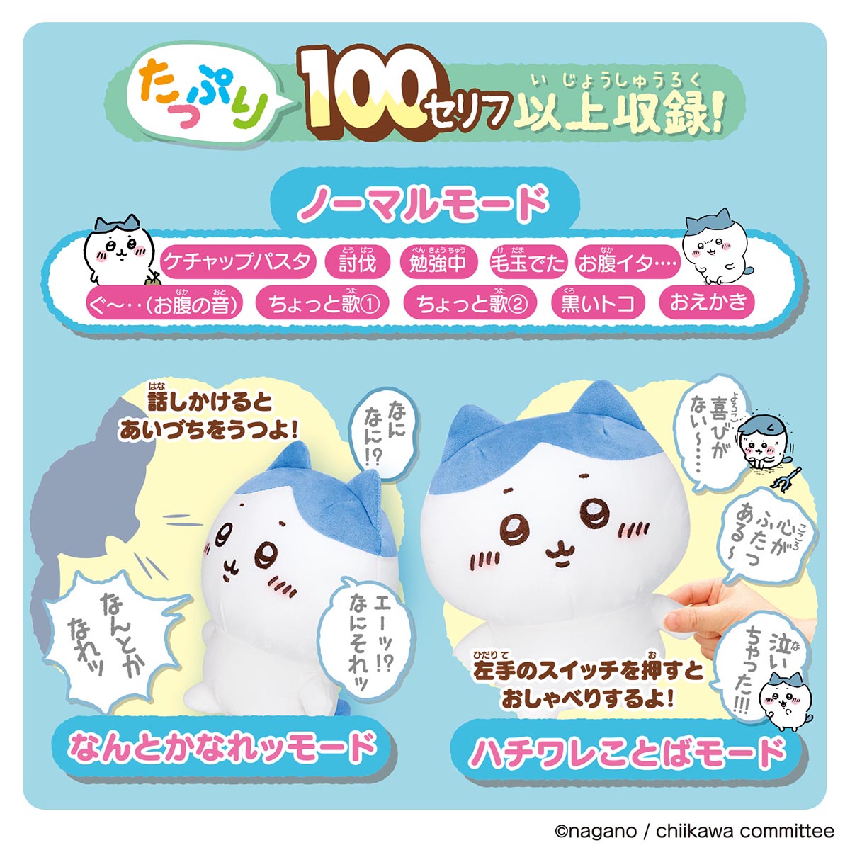 Chiikawa Replying! So Much Talking Hachiware