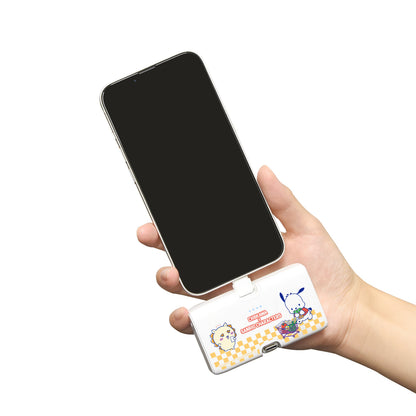 치이카와 × 산리오 캐릭터즈 Lightning/Type-C 커넥터 포함 리튬 이온 충전기 4000mAh (시사 & 포차코)