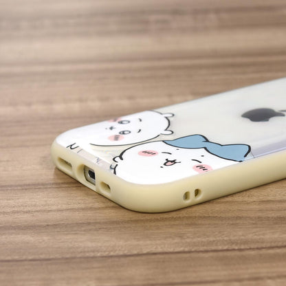 吉伊卡哇 IIIIfit Clear iPhone兼容保护壳（突然吉伊卡哇＆哈奇喵）