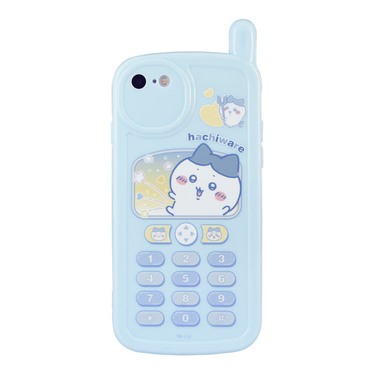Chiikawa iPhone-Compatible Retro Flip Phone Case (Hachiware)