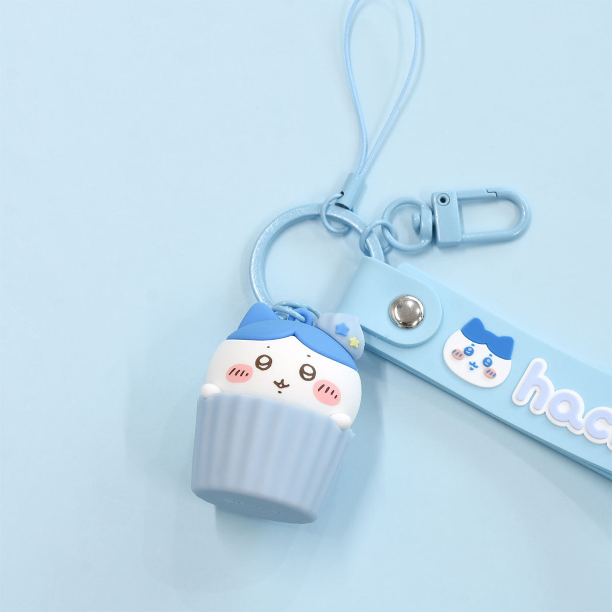 Chiikawa Hand Strap with 3D Mascot (Hachiware)