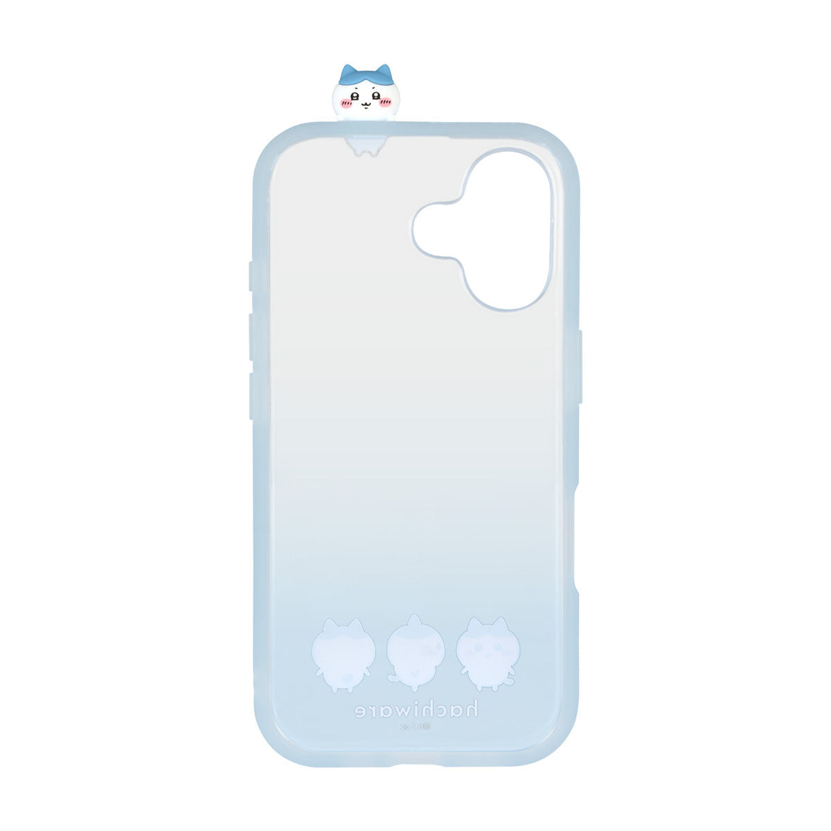 치이카와 프레임 IIIIfit 클리어 iPhone16 케이스 (하치와레)
