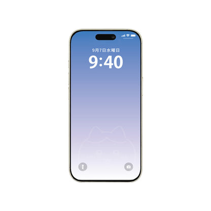 ちいかわ iPhone 16/15/15Pro/14/14Pro/13/13Pro対応 ガラススクリーンプロテクター（ハチワレ）
