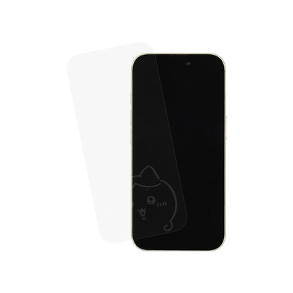 치이카와 iPhone16Pro 호환 강화유리 스크린 프로텍터 (하치와레)