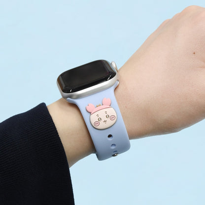 치이카와 Apple Watch 실리콘 밴드 (42/41/40/38mm 호환 / 카니)