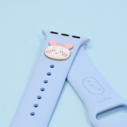 치이카와 Apple Watch 실리콘 밴드 (42/41/40/38mm 호환 / 카니)