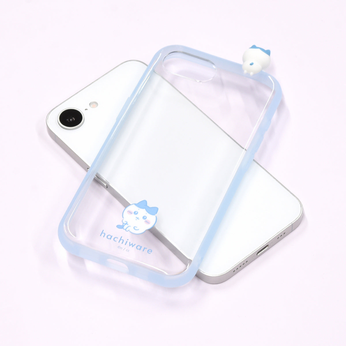 吉伊卡哇 Frame IIIIfit 透明保护壳 iPhone16e 兼容款（哈奇喵）