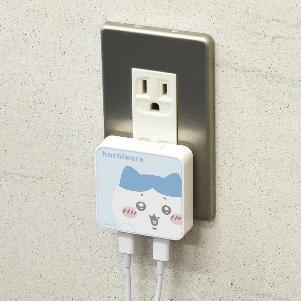 치이카와 USB Type-C AC 어댑터 (하치와레)