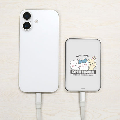 ちいかわ MagSafe対応 ワイヤレスリチウム充電器 5000mAh（集合）