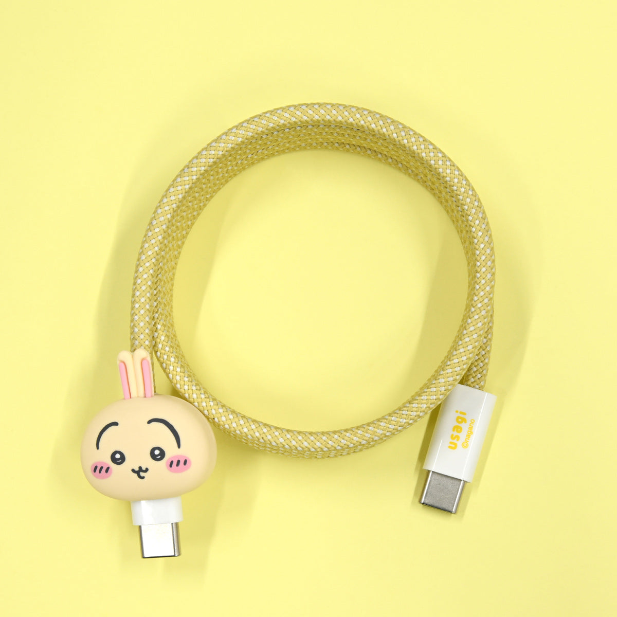치이카와 PD60W 대응 USB2.0 Type-C 마스코트 마그넷 케이블 (토끼)