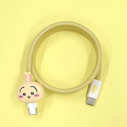 치이카와 PD60W 대응 USB2.0 Type-C 마스코트 마그넷 케이블 (토끼)