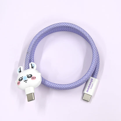 치이카와 PD60W 대응 USB2.0 Type-C 마스코트 마그넷 케이블 (하늘다람쥐)