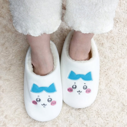 치이카와 포근한 룸 슈즈 (하치와레) 여성용