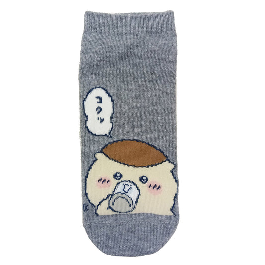 Chiikawa Sneaker Socks (Kurimanju Gulp) Women's Size