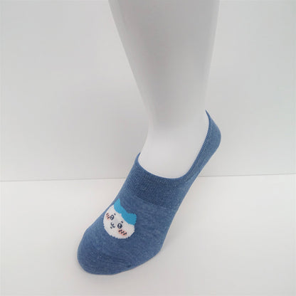 ちいかわ ココピタ スニーカー丈（ハチワレ ネイビー）