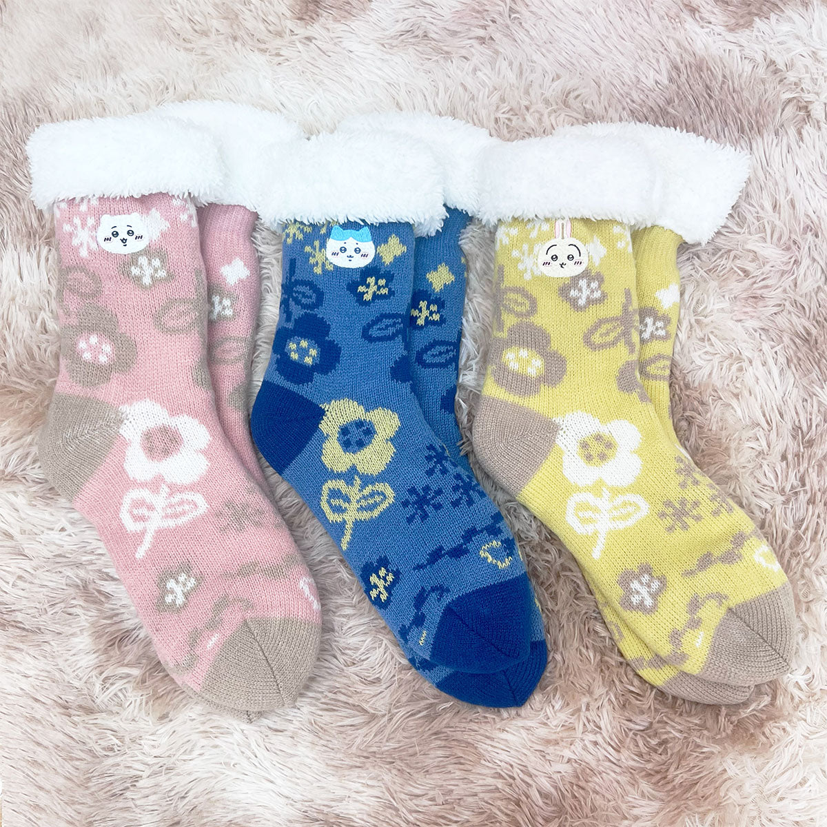 ちいかわ モコモコルームソックス（うさぎ）
