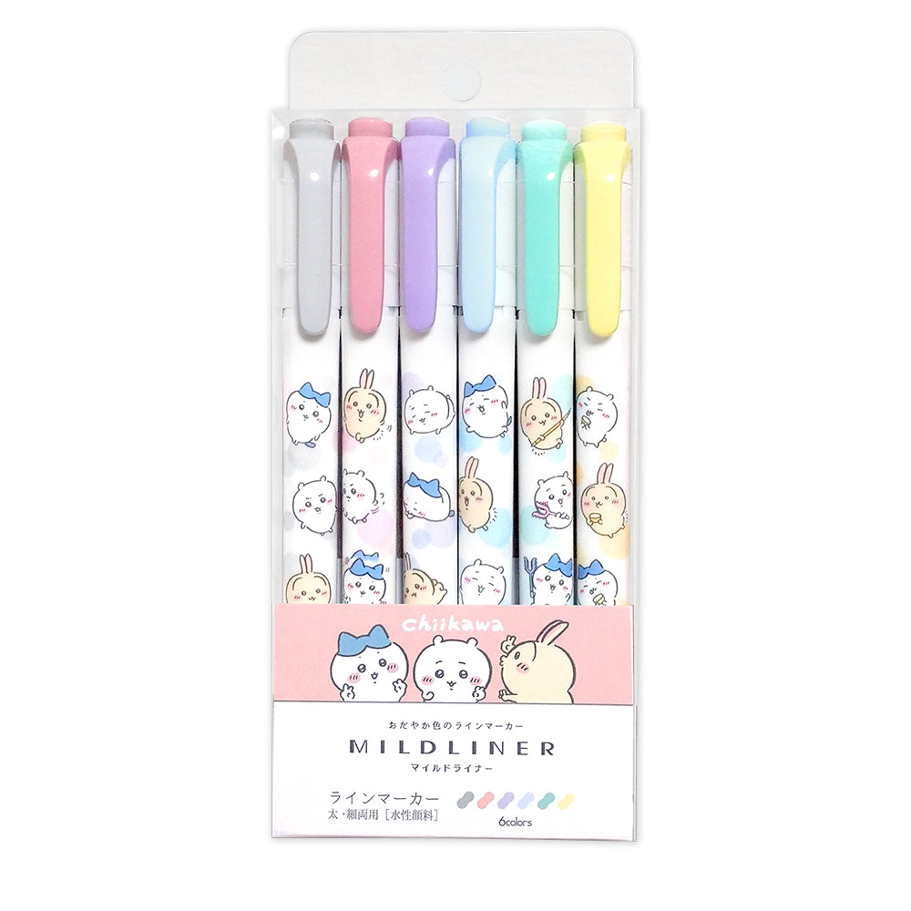 ちいかわ マイルドライナー6色セット2