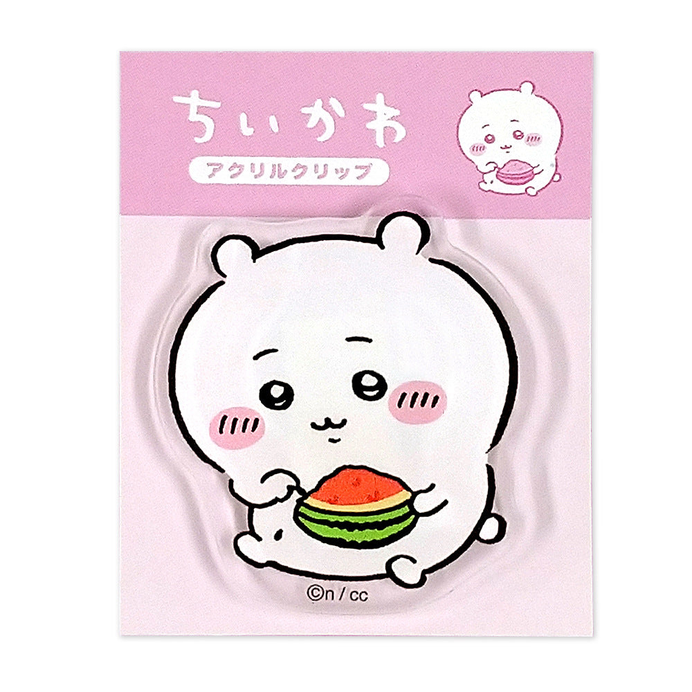 ちいかわ アクリルクリップ（ちいかわ・スイカ）