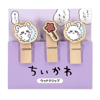 吉伊卡哇 木质夹子（飞鼠）